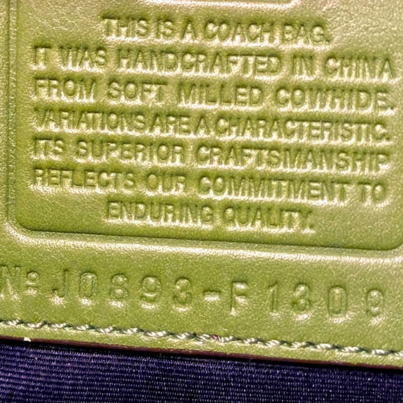 Coach Hamilton Satchel Handbag - Picture 13 of 14